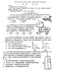 2024-2025年上海市七宝中学高三物理上学期期中考试