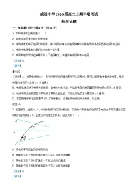 四川省内江市威远中学2024-2025学年高二上学期期中考试物理试卷（Word版附解析）