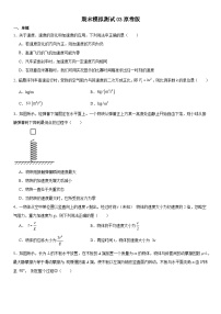 人教版高中物理必修一 同步精讲精练专题：期末模拟测试03（2份，原卷版+教师版）