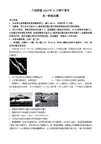 河北省保定市六校联盟2024-2025学年高一上学期11月期中联考物理试卷（Word版附解析）