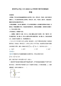 云南省昆明市五华区2024-2025学年高三上学期期中教学质量检测物理试卷[解析版]