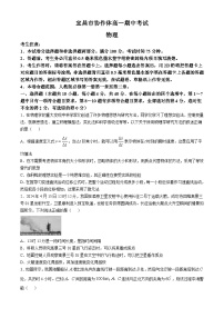 湖北省宜昌市协作体2024-2025学年高一上学期期中考试物理试卷（Word版附解析）