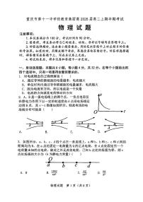 重庆市第十一中学2024-2025学年高二上学期11月期中考试物理试卷