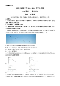 云南省迪庆藏族自治州藏文中学2024-2025学年高二上学期期中考试物理试题