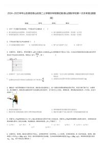 2024～2025学年山东泰安泰山区高二上学期月考物理试卷(泰山国际学校第一次月考测)[原题+解析版]