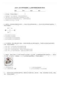 2024～2025学年陕西高二(上)期中物理试卷(部分高中)[原题+解析]