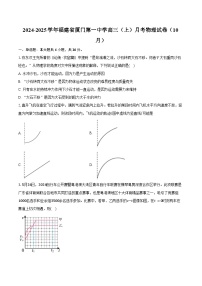 2024-2025学年福建省厦门第一中学高三（上）月考物理试卷（10月）（含答案）