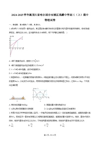 2024-2025学年黑龙江省哈尔滨市双城区兆麟中学高三（上）期中物理试卷（含答案）