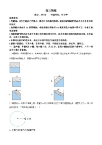 2025安徽省鼎尖教育联盟高三上学期11月期中联考试题物理含答案