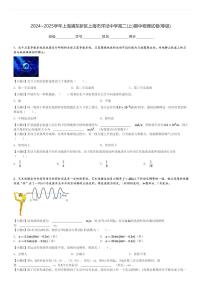 2024～2025学年上海浦东新区上海市洋泾中学高二(上)期中物理试卷(等级)[原题+解析]