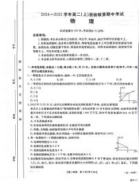 河北省邢台市质检联盟2024-2025学年高二上学期11月期中物理试题