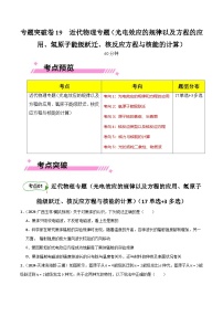 专题突破卷19 近代物理专题-【考点通关】2025年高考物理一轮复习试卷（新高考通用）