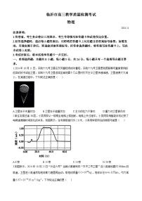 山东省临沂市2024-2025学年高三上学期11月期中考试物理试卷（Word版附答案）