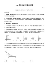 2025枣庄滕州高三上学期11月定时训练（期中）考试物理试题无答案