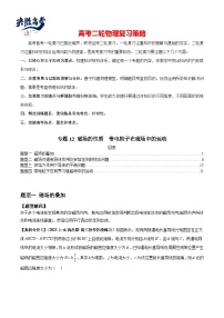 专题12 磁场的性质++带电粒子在磁场中的运动最新高考物理二轮热点题型归纳与变式演练（新高考通用）