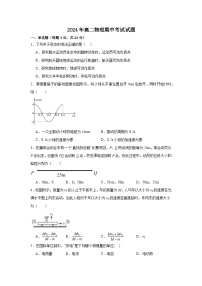 湖南省岳阳市岳阳县第一中学2024-2025学年高二上学期11月期中物理试题