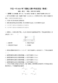 湖南省永州市宁远县第一中学2024-2025学年高三上学期期中考试物理试卷