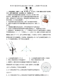 河南省郑州市郑州高新技术产业开发区郑州外国语学校2024-2025学年高二上学期11月期中物理试题