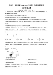 福建省龙岩市12校2024-2025学年高二上学期11月期中物理试题（原卷版）-A4