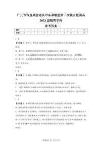 四川省广元市直属普通高中备课联盟2024-2025学年高二上学期第一次联合检测（期中）物理试题