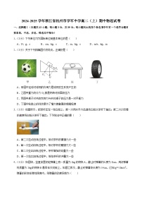 浙江省杭州学军中学2024-2025学年高二上学期期中考试物理试题