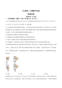 四川省仁寿第一中学校南校区2024～2025学年高二(上)期中物理试卷(含答案)