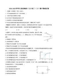 2024-2025学年江西省南昌十九中高二（上）期中物理试卷（含答案）