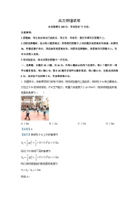 2024~2025学年陕西省部分学校高三(上)11月期中统测物理试卷(解析版)