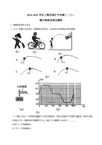 上海市南汇中学2024-2025学年高三上学期期中物理试卷