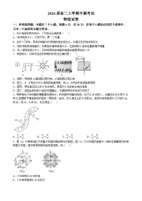 四川省眉山市丹棱中学校2024-2025学年高二上学期11月期中物理试题