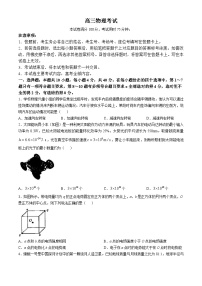 湖北省黄冈鄂州2024-2025学年高三上学期12月联考物理试卷