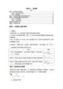 专题19 机械波-2025高考物理模型与方法热点题型归类训练