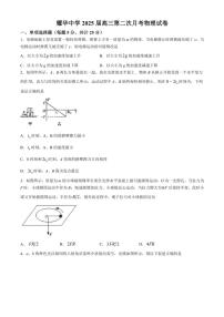 2024～2025学年天津市耀华中学高三(上)第二次月考物理试卷(含答案)
