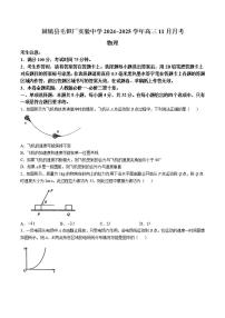 安徽省六安市毛坦厂中学2025届高三上学期11月期中考-物理试卷+答案