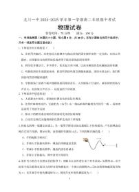 广东省河源市龙川县第一中学2024-2025学年高二上学期12月期中考试物理试题（PDF版附答案）