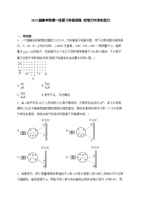 2025届高考物理一轮复习专题训练 安培力与洛伦兹力