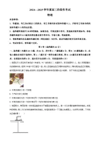 河南省三门峡市2024-2025学年高三上学期11月期中物理试题（原卷版）-A4