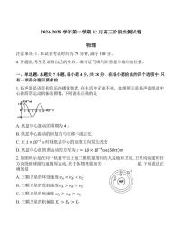 河北省NT教育2025届高三上学期12月阶段性测物理试题+答案