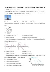 2024-2025学年北京市西城区第八中学高三上学期期中考试物理试题（含答案）