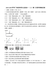 2024-2025学年广东省东莞市五校高一（上）第二次联考物理试卷（含答案）