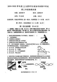 辽宁省沈阳市五校协作体2024-2025学年高三上学期12月月考物理试卷