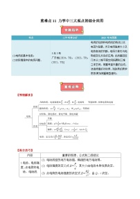 重难点12 电场-2025年高考物理 热点 重点 难点 专练（广东专用）