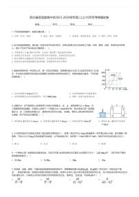 四川省双流棠湖中学2023-2024学年高二(上)10月月考物理试卷(含解析)