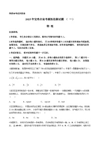 2025届陕西省宝鸡市高三上学期模拟检测（一）物理试题（含答案）