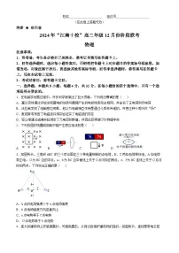 安徽省江南十校2024-2025学年高二上学期12月联考物理试题（Word版附解析）