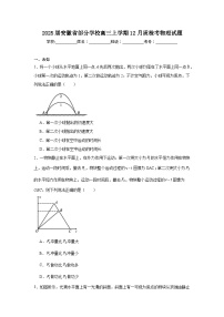 2025届安徽省部分学校高三上学期12月质检考物理试题