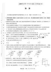 湖南省长沙市第一中学2024-2025学年高三上学期第四次月考物理试卷（PDF版附解析）