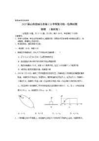 2025届云南省丽江市高三上学期复习统一检测试题 物理 （解析版）