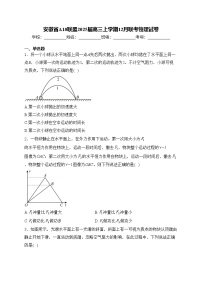 安徽省A10联盟2025届高三上学期12月联考物理试卷(含答案)
