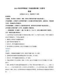 广西壮族自治区河池市十校协作体2024-2025学年高二上学期12月月考物理试卷（Word版附解析）